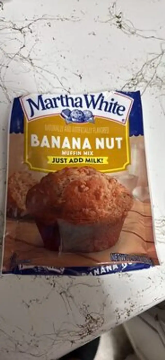 BANANA NUT MUFFIN MIX nutrition facts table