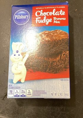 Chocolate fudge brownie mix front packaging