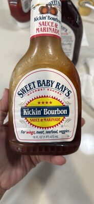 Kickin' Bourbon Sauce & Marinade front packaging