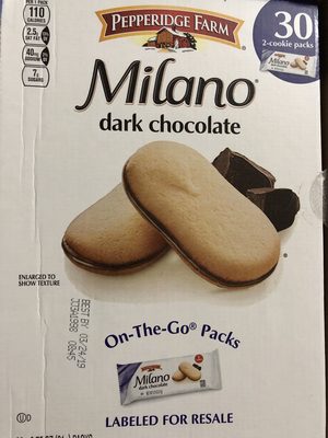Milano dark chocolate cookies