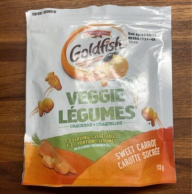 Goldfish Veggie front packaging