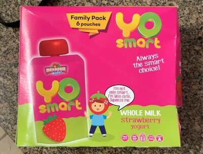 Whole Milk Strawberry Yogurt front packaging