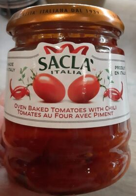 Tomates au four avec piment front packaging