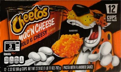 Cheetos Mac & Cheese front packaging