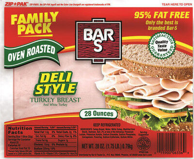 Oven Roasted Deli Style Turkey Breast And White Turkey