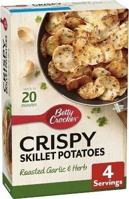 Roasted garlic & herb crispy skillet potatoes