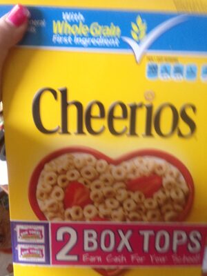 Cheerios front packaging