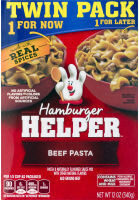 Hamburger Helper Beef Pasta Twin Pack front packaging