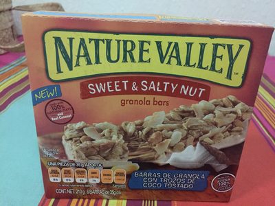 SWEET & SALT NUT Granola bars