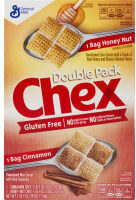 Chex sweetened rice cereal cinnamon honey nut