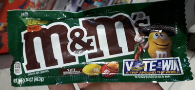 M&m's mexican Jalapeno front packaging