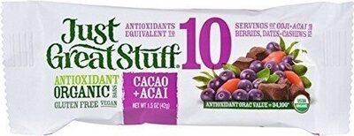 Just Great Stuff Antioxidant Bars
