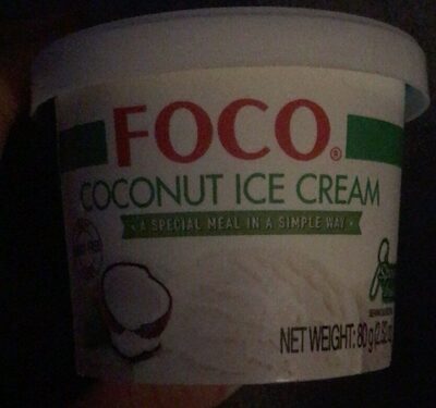 Coconut ice cream