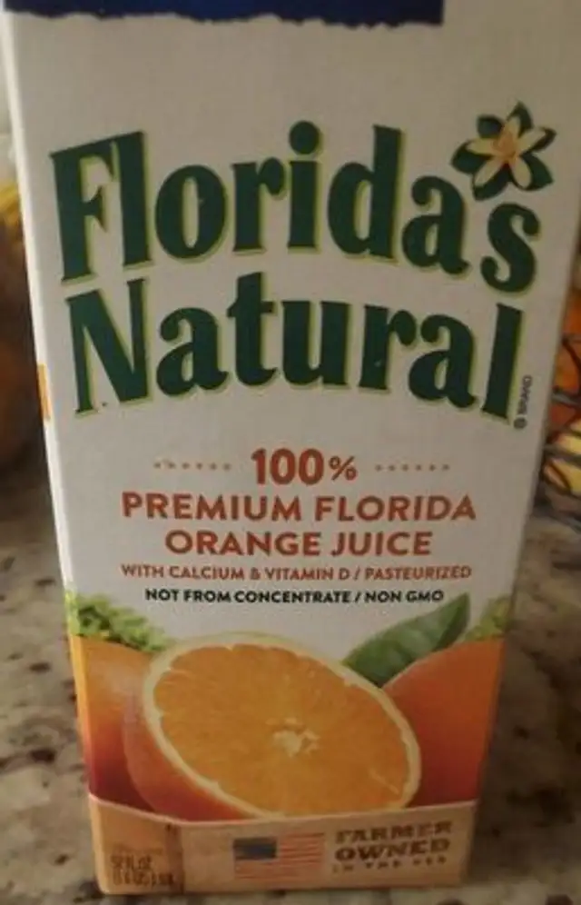 No Pulp 100% Premium Orange Juice From Concentrate With Calcium & Vitamin D Pasteurized front packaging