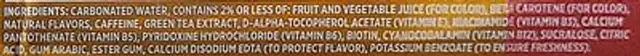 Sparkling Ice Caffeine Watermelon Lemonade ingredients label