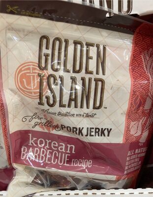 Pork jerky front packaging