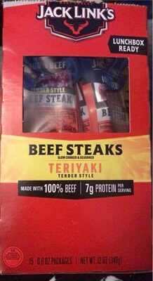 Teriyaki beef sticks