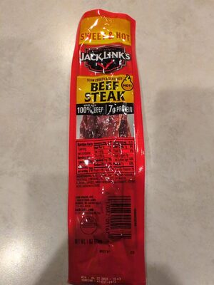 Jack links beef strak sweet & hot
