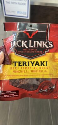 TERIYAKI BEEF JERKY front packaging