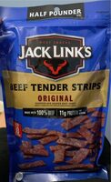Jack links beef tender strips