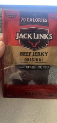 Beef Jerky Original front packaging