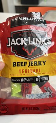 Beef Jerky Teriyaki front packaging