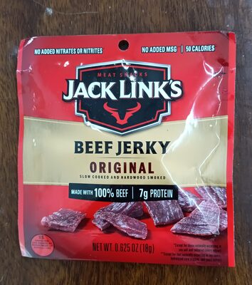 Beef Jerky Original front packaging