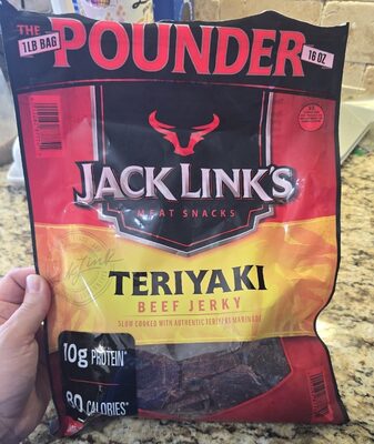 Beef Jerky Teriyaki front packaging