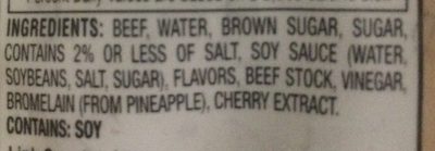 Jack links extra tender steak strips original ingredients label