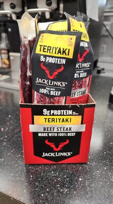 Kippered beef steak bites, teriyaki