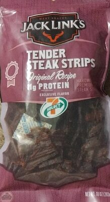 Tender steak strips
