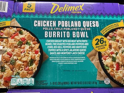 Chicken Publican Queso Burrito Bowl