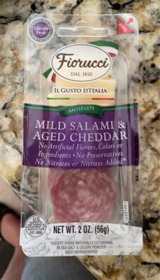 Mild salami and aged cheddar