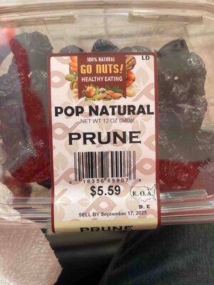 Pop Natural Prune
