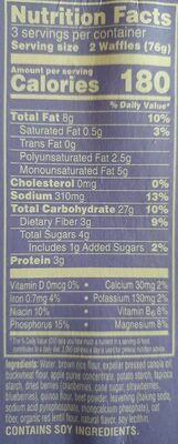 Berry bliss quinoa nutrition facts table