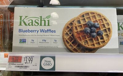 Blueberry Waffles front packaging