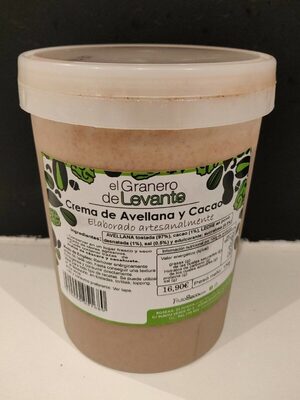 Crema de avellana y cacao