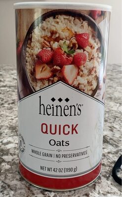 Whole grain quick oats