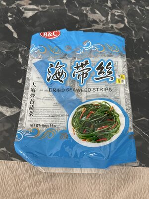 Dried Seaweed Strips front packaging