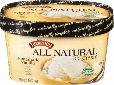 Homemade Vanilla All Natural Ice Cream