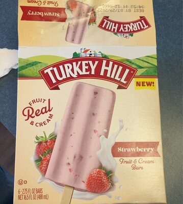 Strawberry Fruit & Cream Bar front packaging