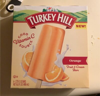 Orange Fruit & Cream Bars