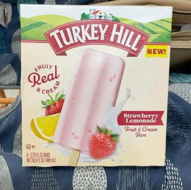 Strawberry lemonade fruit and cream bars front packaging