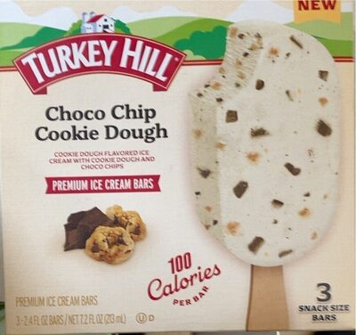 Choco chip cookie dough bars