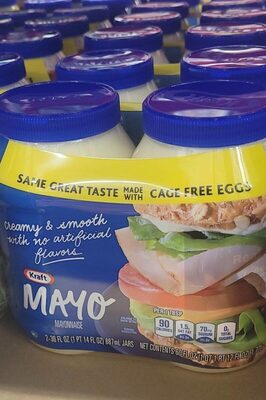 Kraft mayo mayonnaise front packaging