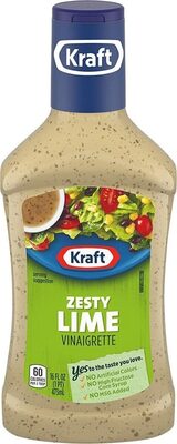 Zesty lime vinaigrette dressing