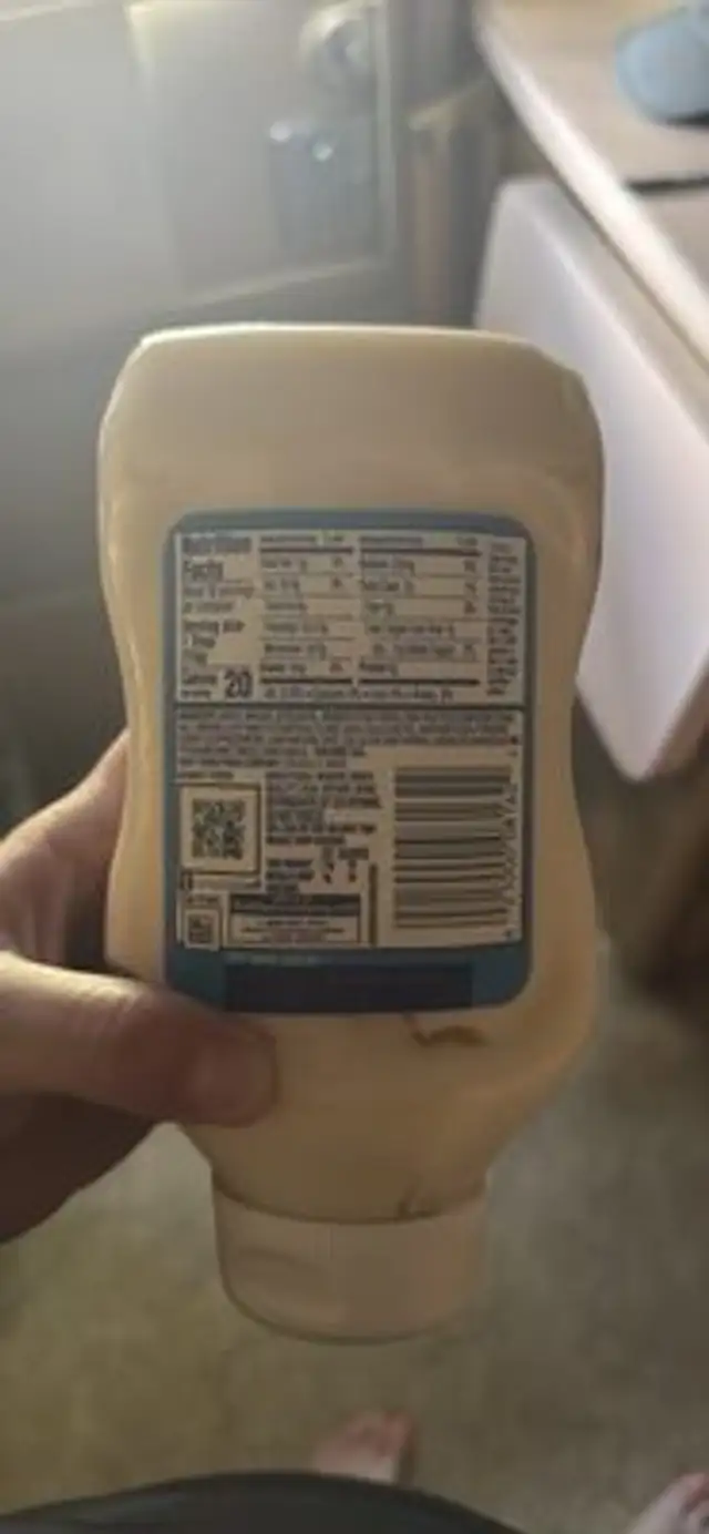 LIGHT Miracle Whip nutrition facts table