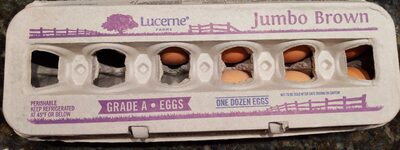 Jumbo Brown Eggs front packaging