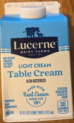 Light Cream Table Cream