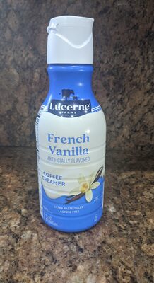 Coffee creamer front packaging